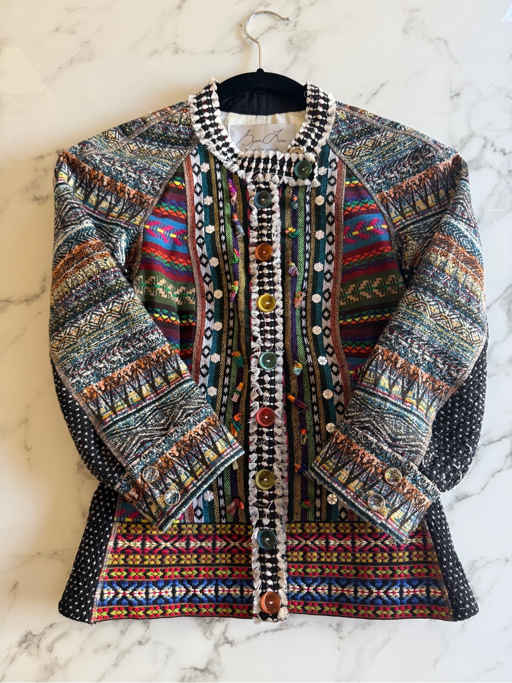 Byron Lars Beauty Mark Guatemalan Mix Jacket | Size 4 - Picture 13 of 14
